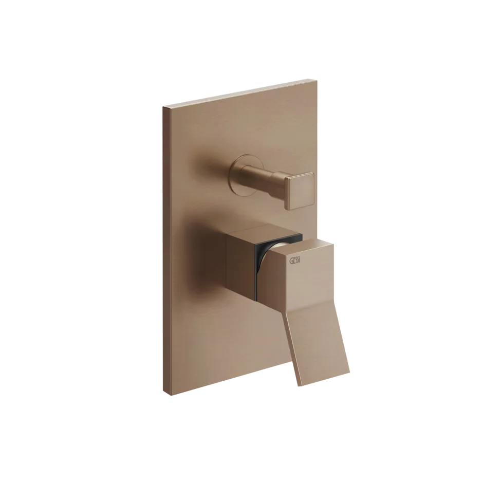 Смеситель для душа 53079 708 Gessi Rettangolo k МЕДНЫЙ МАТОВЫЙ PVD 53079708