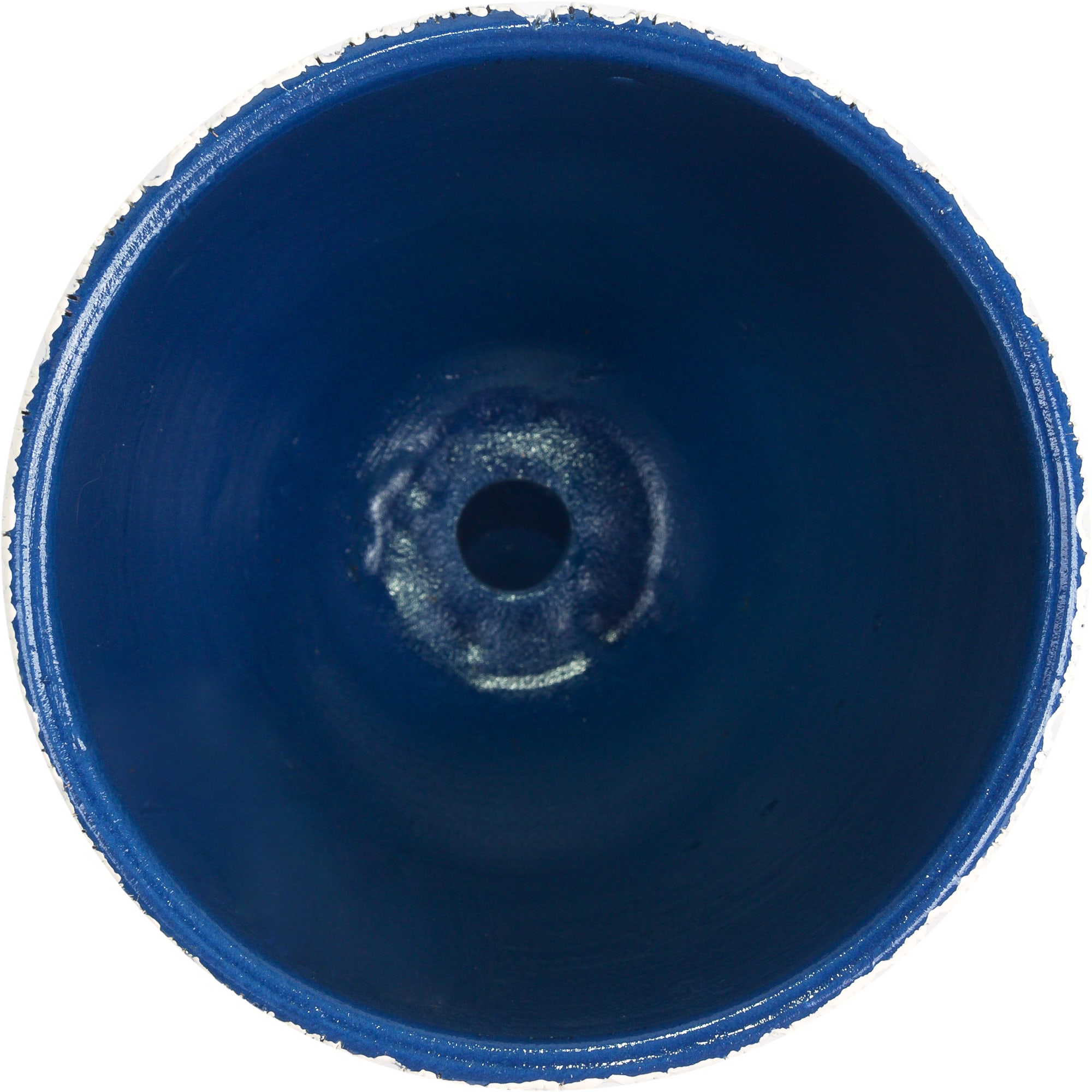 82116388 Горшок цветочный ø12 h11 см v0.8 л керамика синий/бежевый Меланж Santreyd  - Вид №1