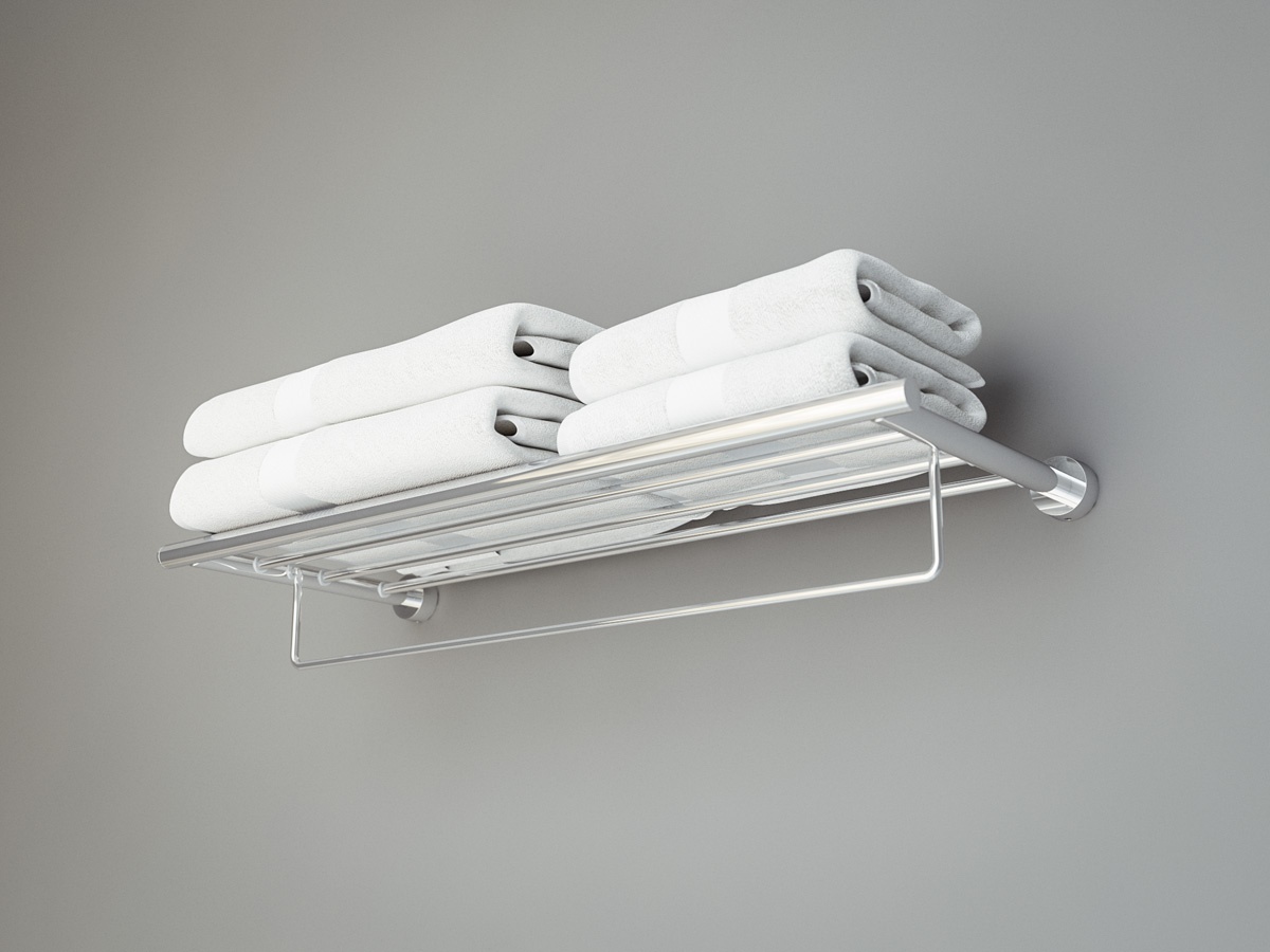 NOS 043 Полка для полотенец со штангой 70 cm FBS Nostalgy - Вид №2