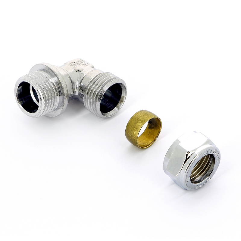 Угол обжим-Н хромированный TIEMME 12х1/2" 1130070 - Вид №4