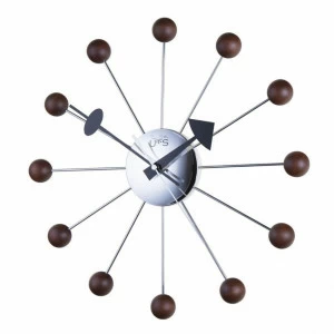 Часы настенные коричневые металлические Tomas Stern 8014 TOMAS STERN СОЛНЦЕ 00-3872723 Коричневый