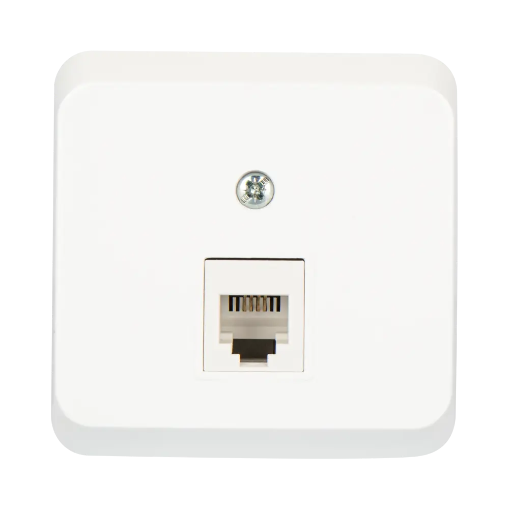 Телефонная розетка SYSTEME ELECTRIC Этюд для открытой установки 12511123 STLM-1514941