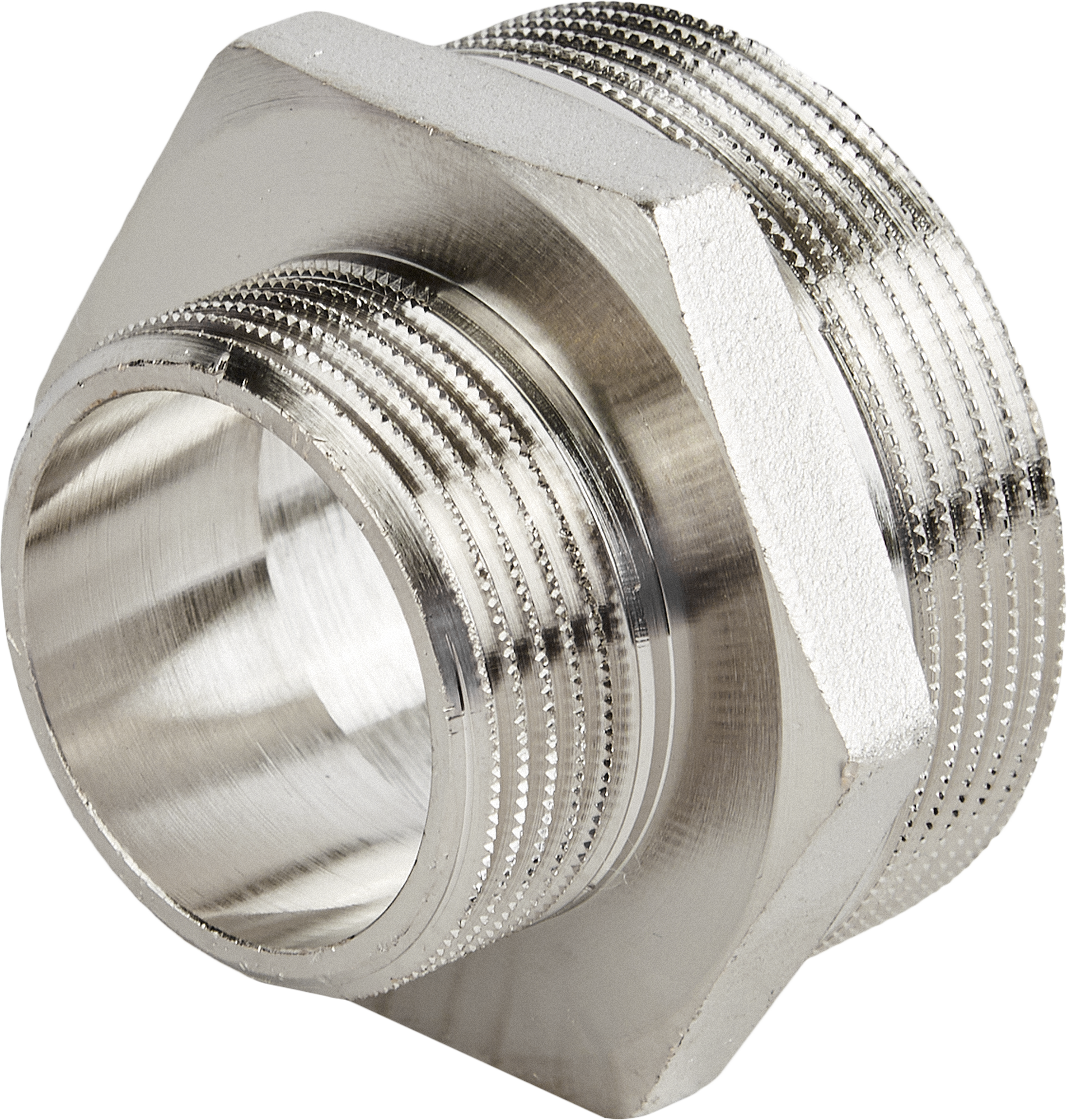 Ниппель латунный STOUT 2x1¼" наружная резьба никелированный 82238818 STLM-0022623 - Вид №1