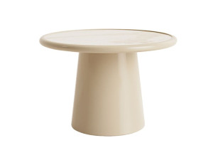 Круглый деревянный и мраморный журнальный столик