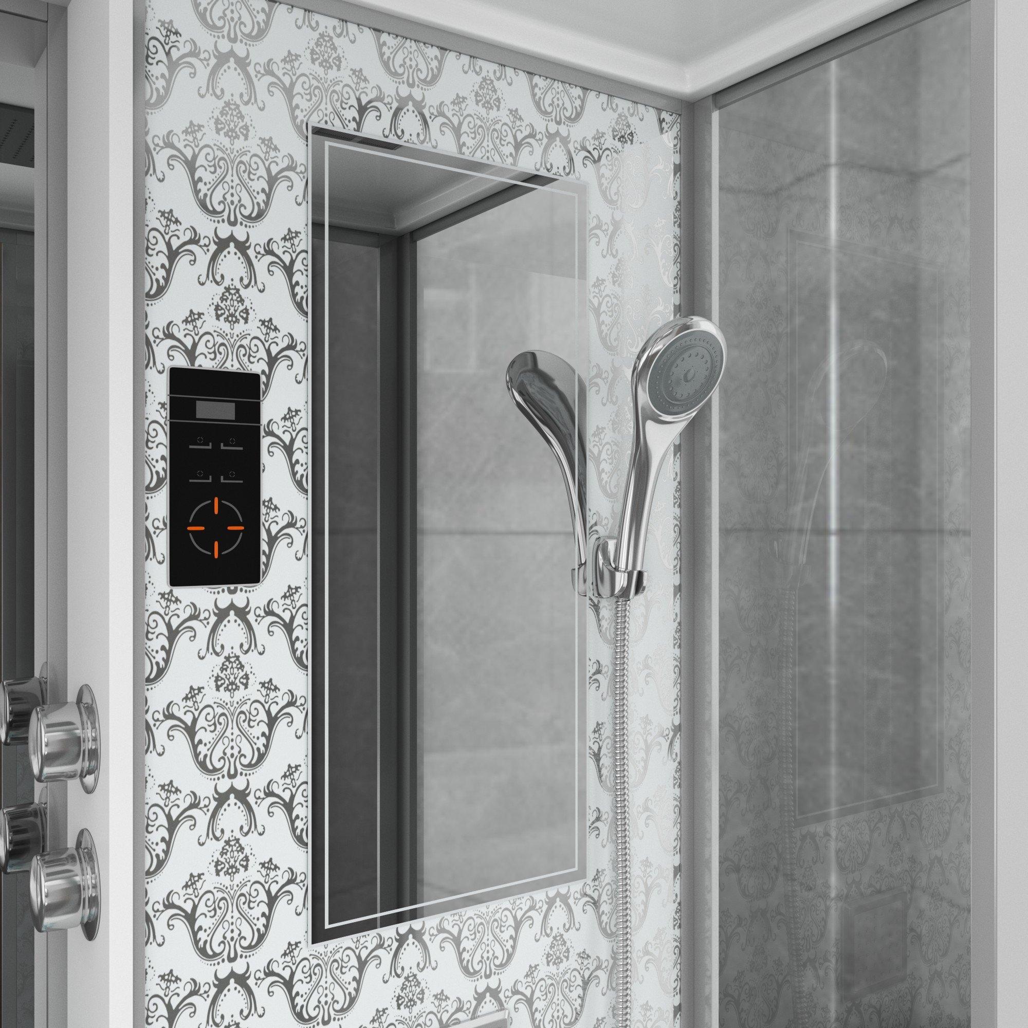 Душевая кабина NG-7713WL (820x1200х2150) низкий поддон стенки БЕЛЫЕ Niagara Luxe - Вид №2