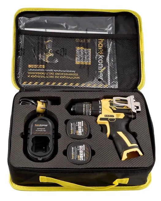 Дрель-шуруповерт Hanskonner HCD1645BLC 5452206 STDN-0039113 - Вид №15