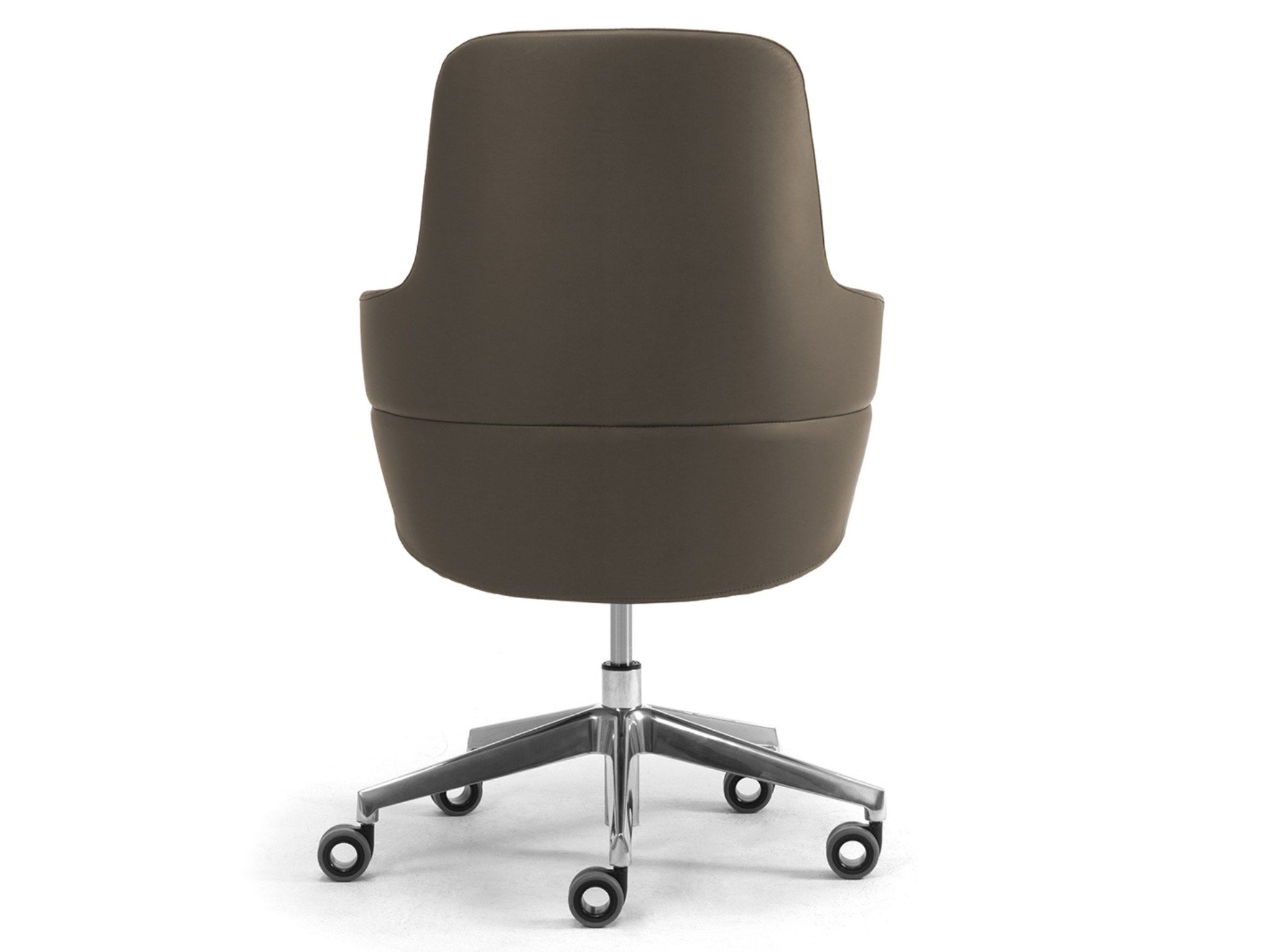 Регулируемое по высоте кожаное офисное кресло с подлокотниками Leyform ARCH-00079708 - Вид №4