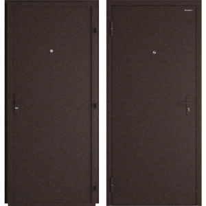 Дверь входная металлическая Лидер, 860 мм, левая, цвет античная медь