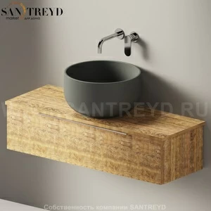 Flaminia BOX Настенная тумба для раковины 105 см с 1 ящиком BX968.WW