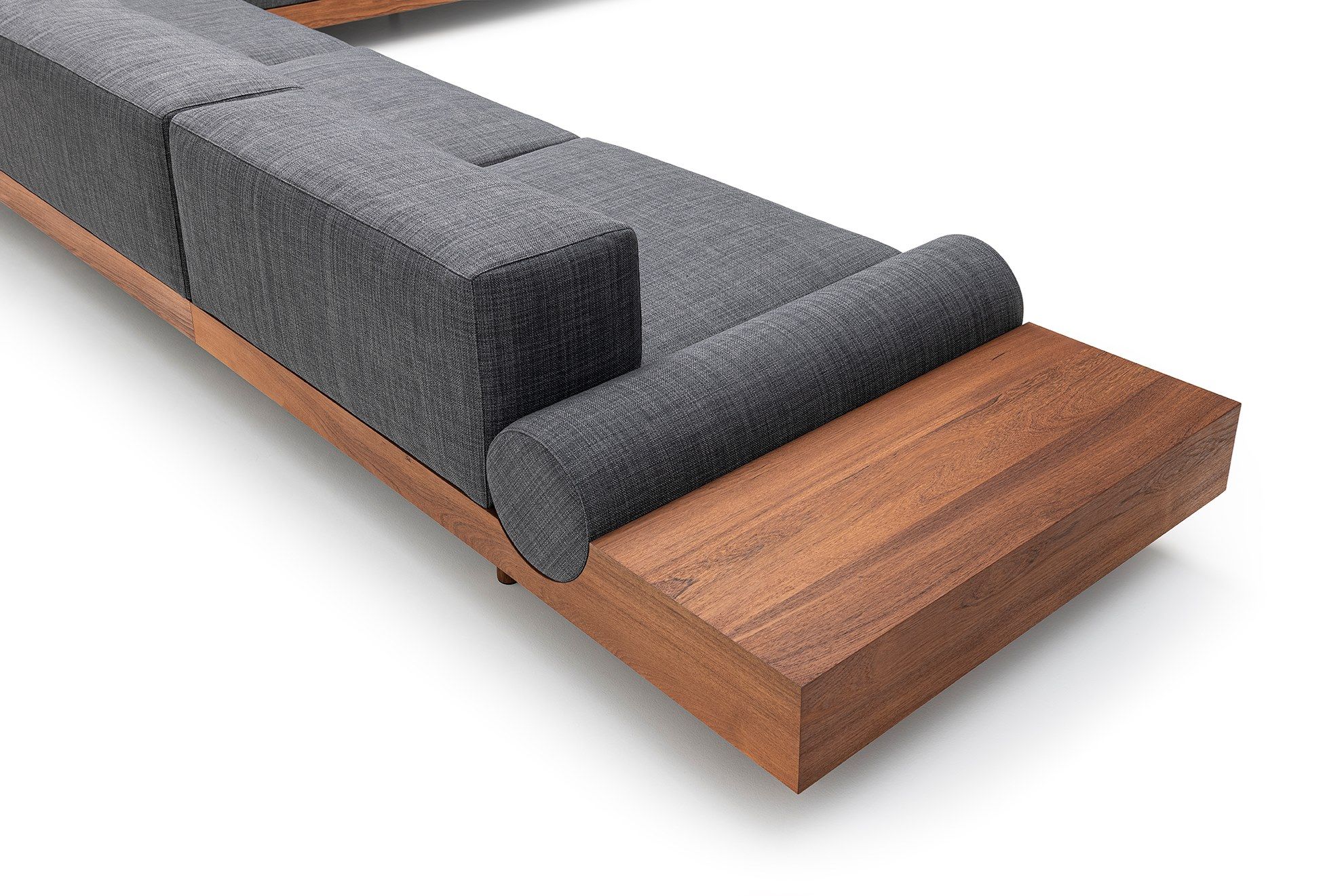 Сад диван из массива тикового дерева и ткани Living Divani Kasbah ARCH-00029400 - Вид №6