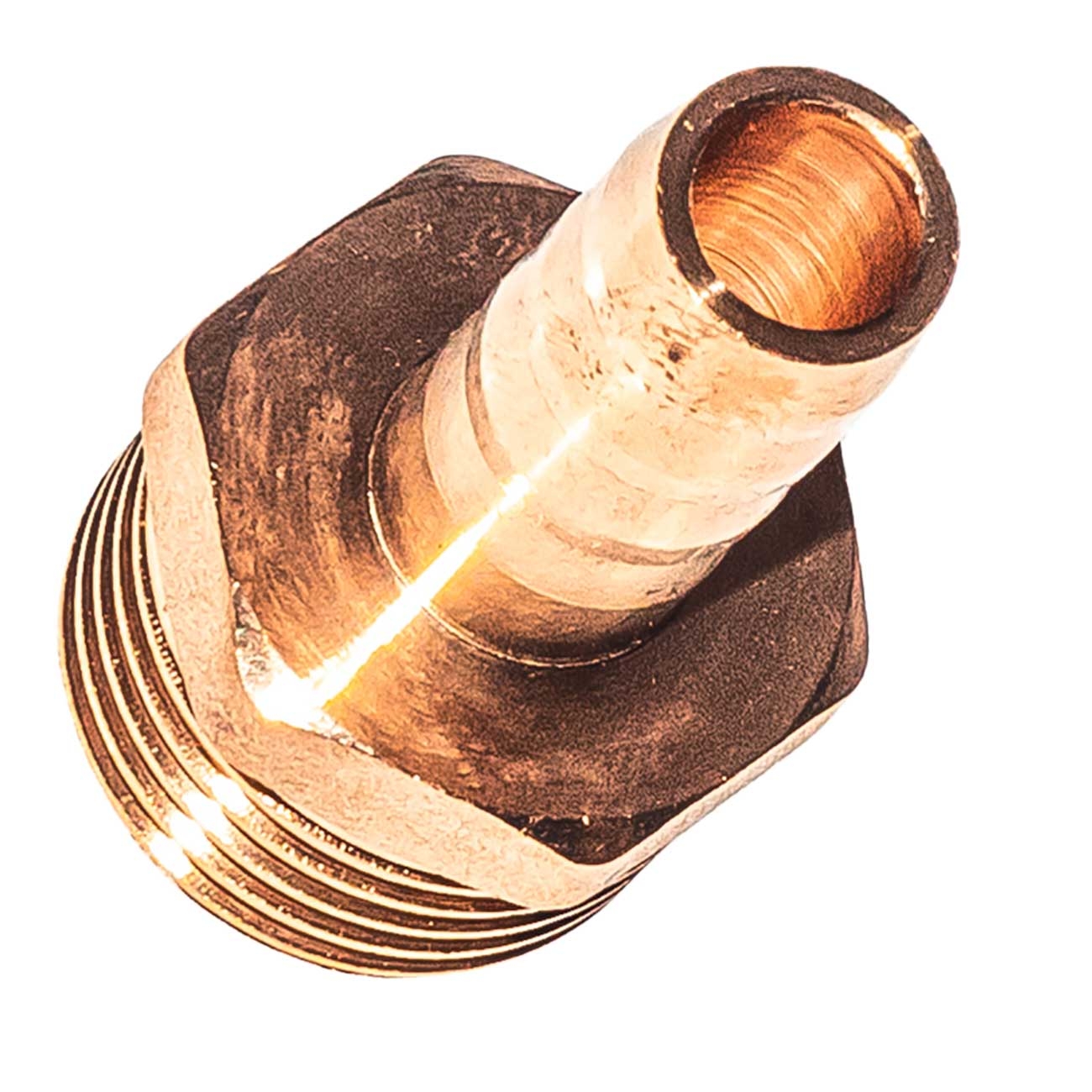 29003 Штуцер латунный внешняя резьба 1/2" на 10мм LAB.Space  - Вид №3