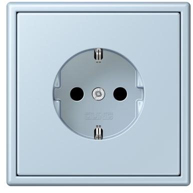 JUNG Пластиковая электрическая розетка Ls 990 les couleurs® le corbusier sun-id-1370154 - Вид №23