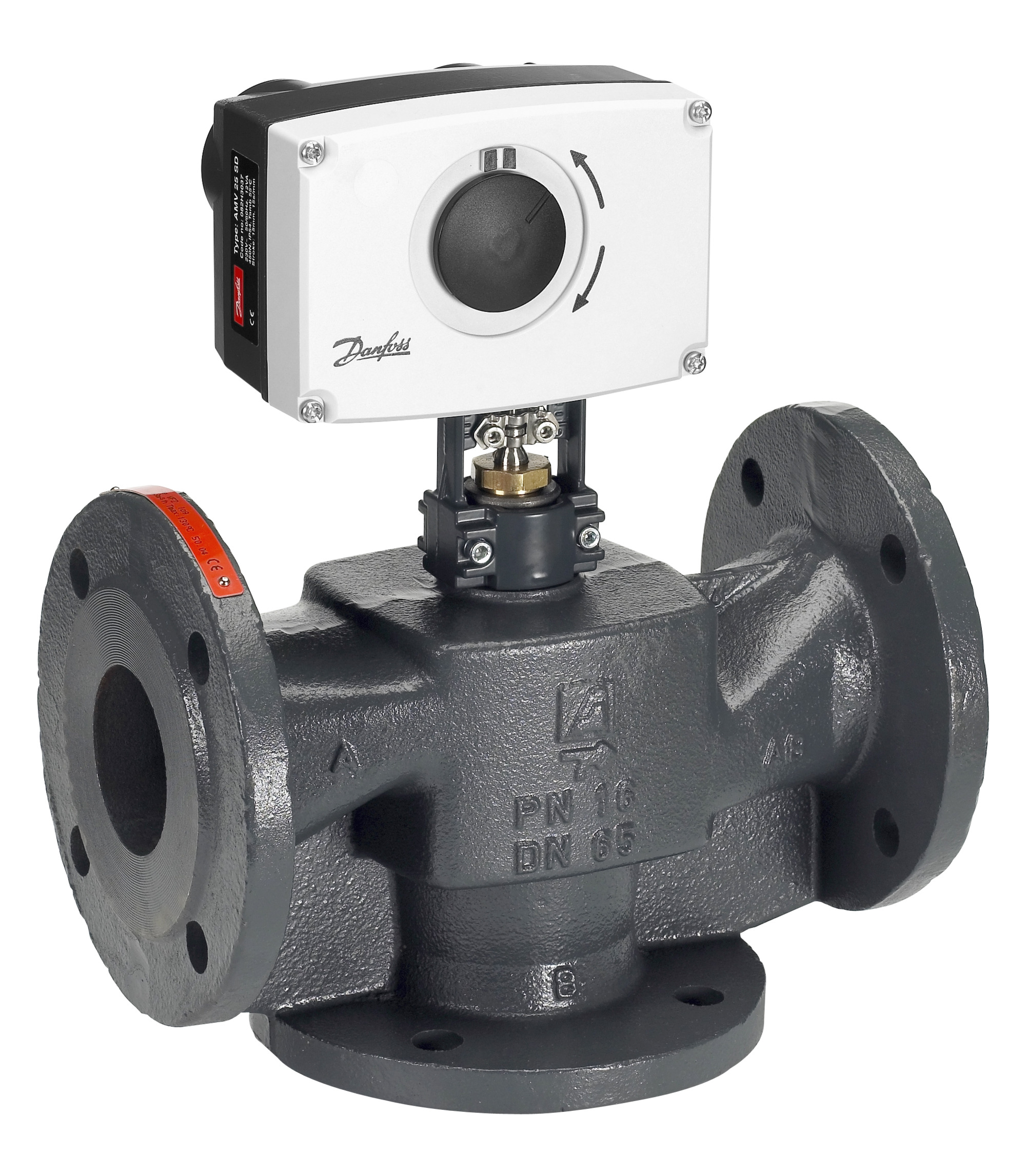 Danfoss Редукторные электроприводы с трехпозиционным управлением Электропривод импульсный AMV33 230B 082G3013  - Вид №53