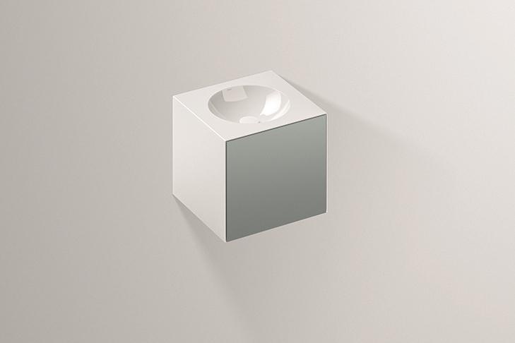 5161510000 Умывальник с тумбой, wp.folio12, белая, proshield, лакированная, шелковисто-матовый блеск, серый Alape серия FO (Folio) 