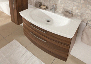 WUA359016(722/161) Puris Vuelta, тумба под раковину 900 мм, цвет белый высокоглянцевый