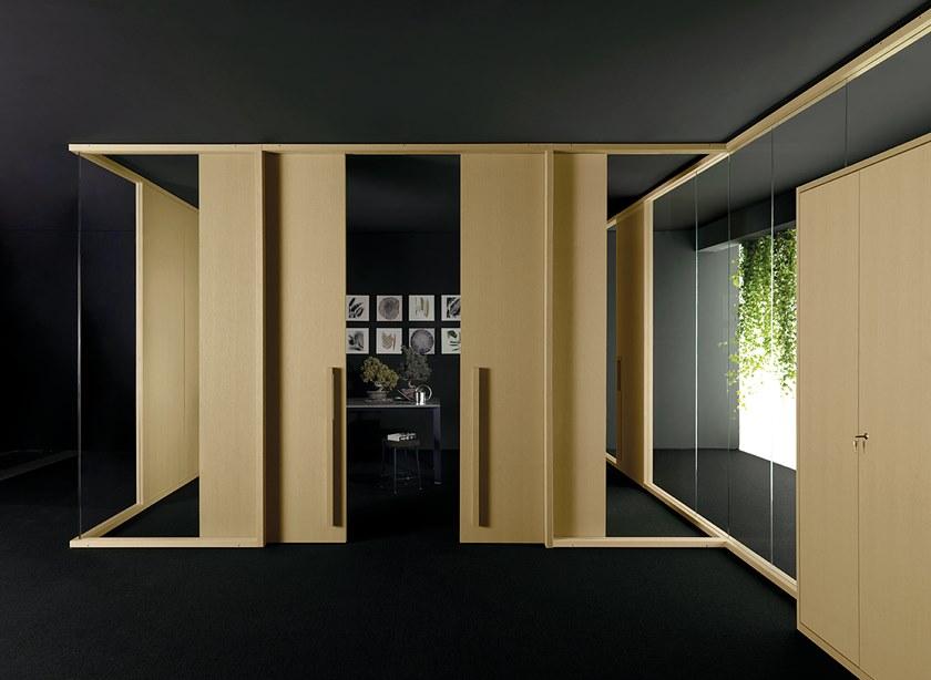 Citterio Мобильная стена из дерева и стекла для офиса sun-id-1513981 - Вид №12