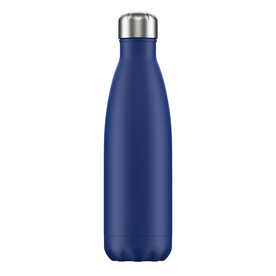 Термос 500 мл синий Matte Blue CHILLY'S BOTTLES ДИЗАЙНЕРСКИЕ 00-3947990 Синий  - Вид №1