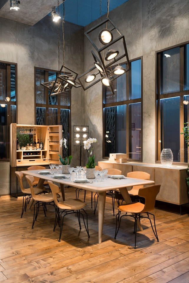 Шкаф из шпона и бетона с распашными дверями Mantellassi 1926 Tury ARCH-00146334 - Вид №6