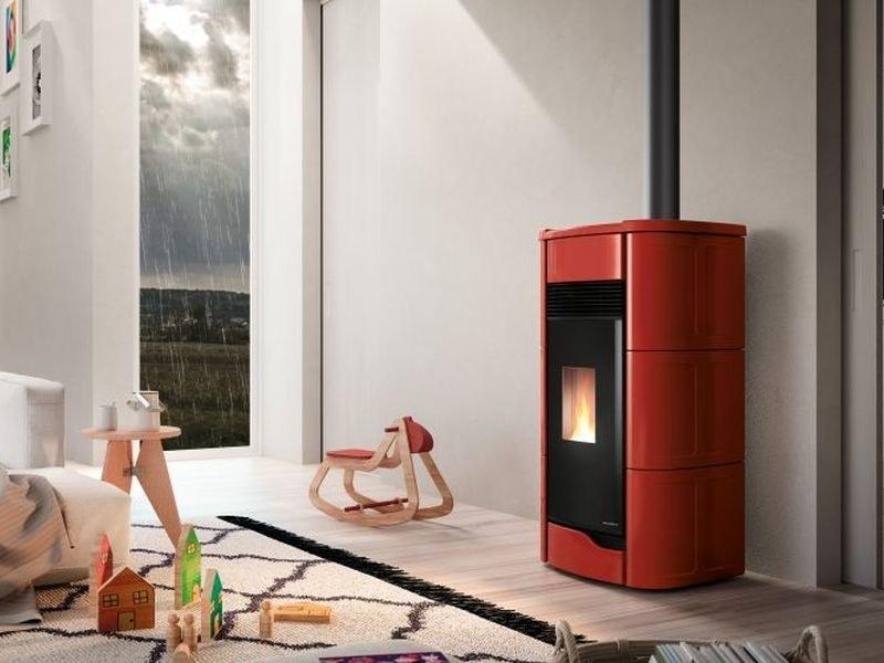 PALAZZETTI Пеллетная печь из керамики для воздушного отопления класс а + Anna sun-id-1367983 - Вид №2