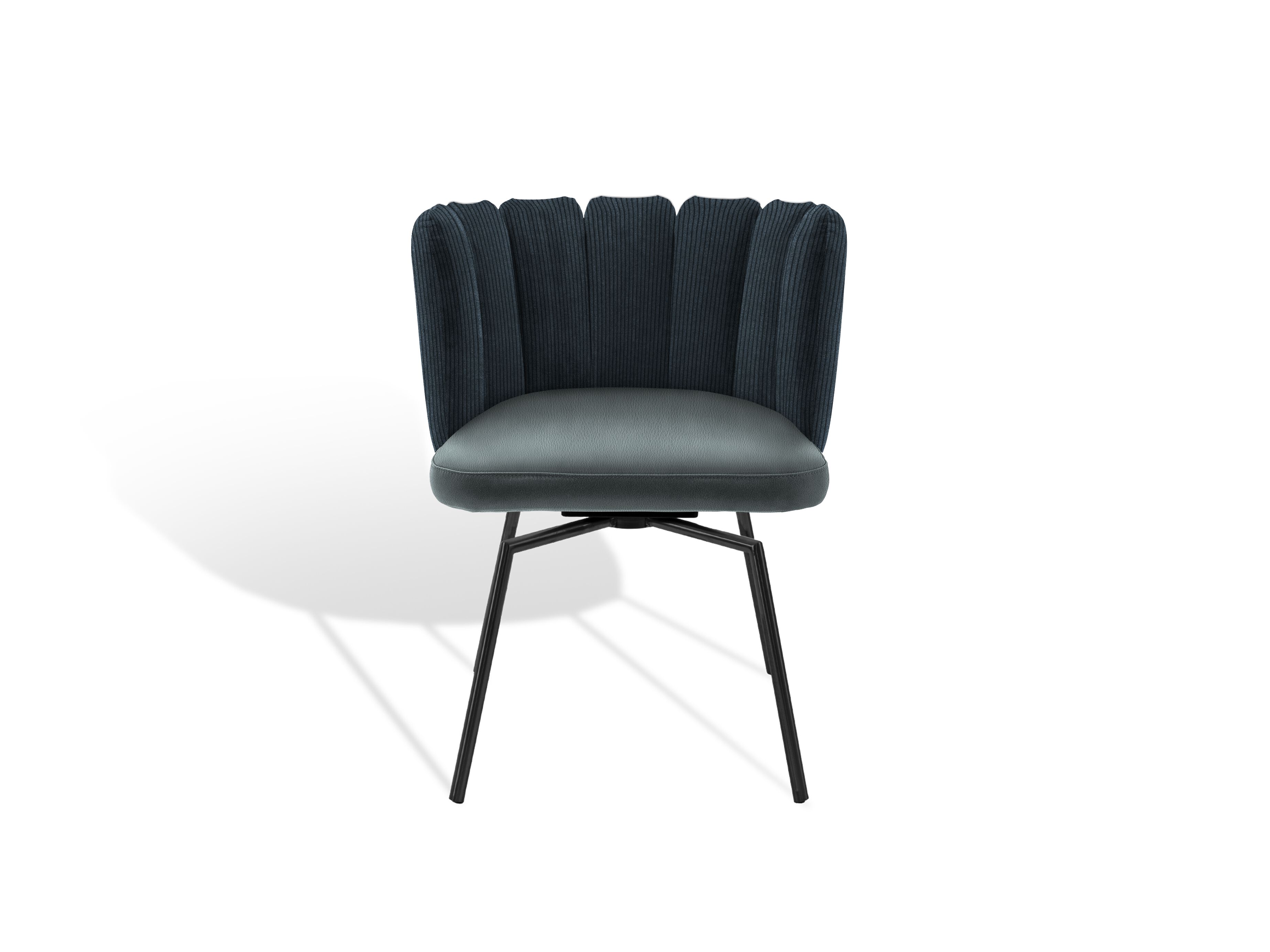 Мягкий стул с подлокотниками и крестообразной рамой KFF ARCH-00057569 - Вид №4