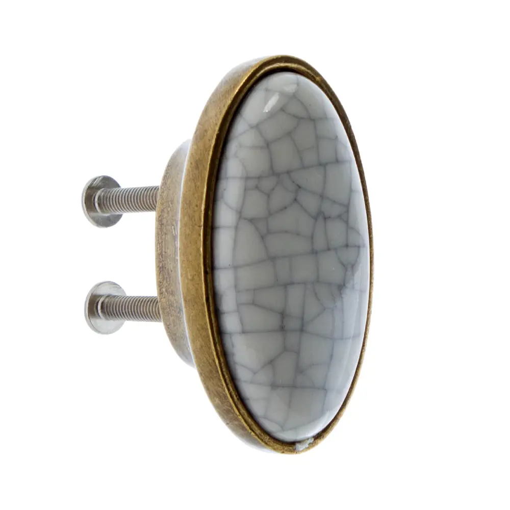 Мебельная ручка-кнопка RS117AB.4/16/W12 металл цвет античная бронза BOYARD STLM-2190707 - Вид №1