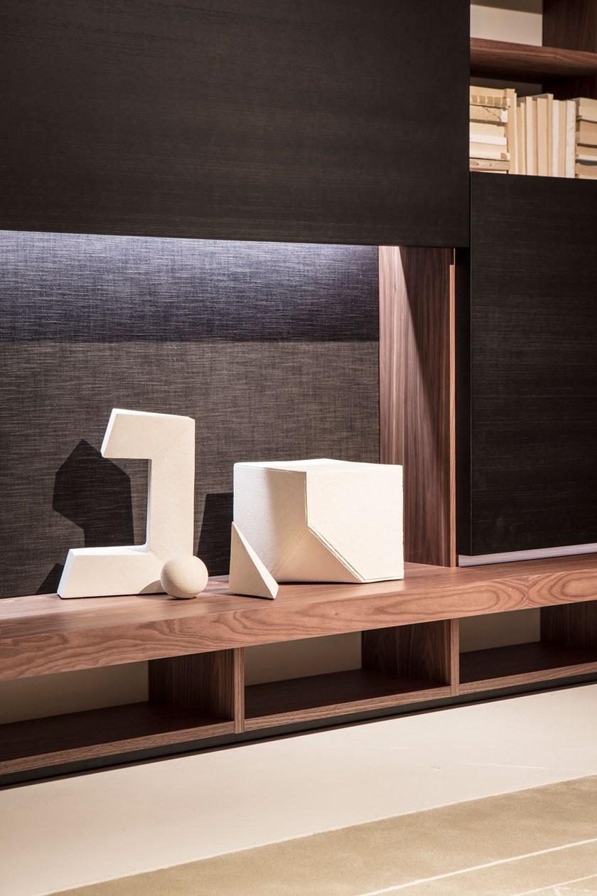 Porro Настенный книжный шкаф из ореха System sun-id-1457566 - Вид №12