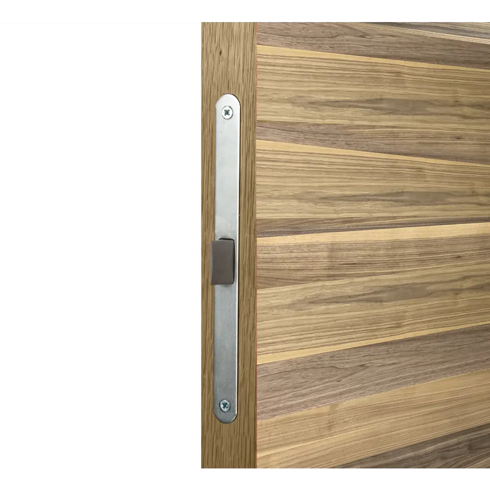 Дверь межкомнатная глухая Loft 80x200 см шпон цвет американский орех с замком и петлями 85325429 STLM-2190641 МАРИО РИОЛИ  - Вид №1