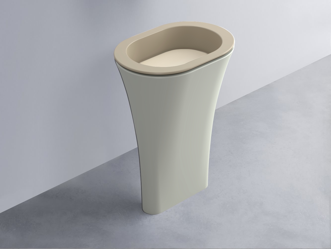 AMLA65-AV+AMPILO-LN+AMCOLO-PM Раковина Amedeo Ovale отдельностоящая cielo Enjoy + Amedeo Ceramica Cielo