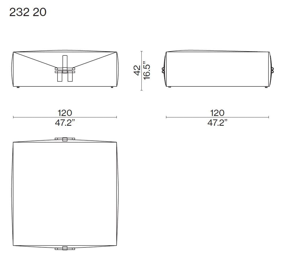 Пуф CASSINA SOMEWHERE EL - S ARCH-00105812 - Вид №2
