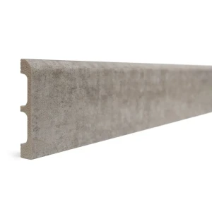 Молдинг настенный ударопрочный Decor-Dizayn 706-25 серый бархат 80x13x2400 мм 85473615 STLM-2101216