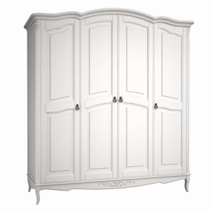 Шкаф распашной четырехстворчатый белый Aletan-Provence АЛЕТАН ALETAN - PROVENCE 177797 Белый
