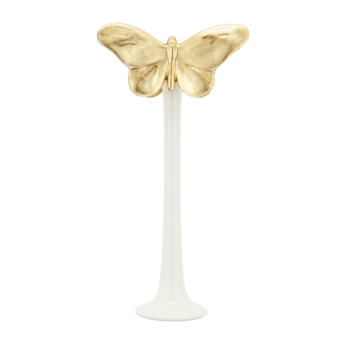 300069-10 ABHIKA ПОДСВЕЧНИК БАБОЧКА WHITE  - Вид №2