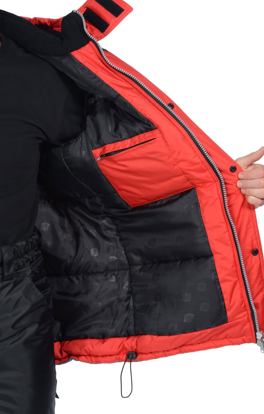 63121 Куртка "Ультра" зимняя красная  Зимняя спецодежда  размер 60-62/170-176  - Вид №7