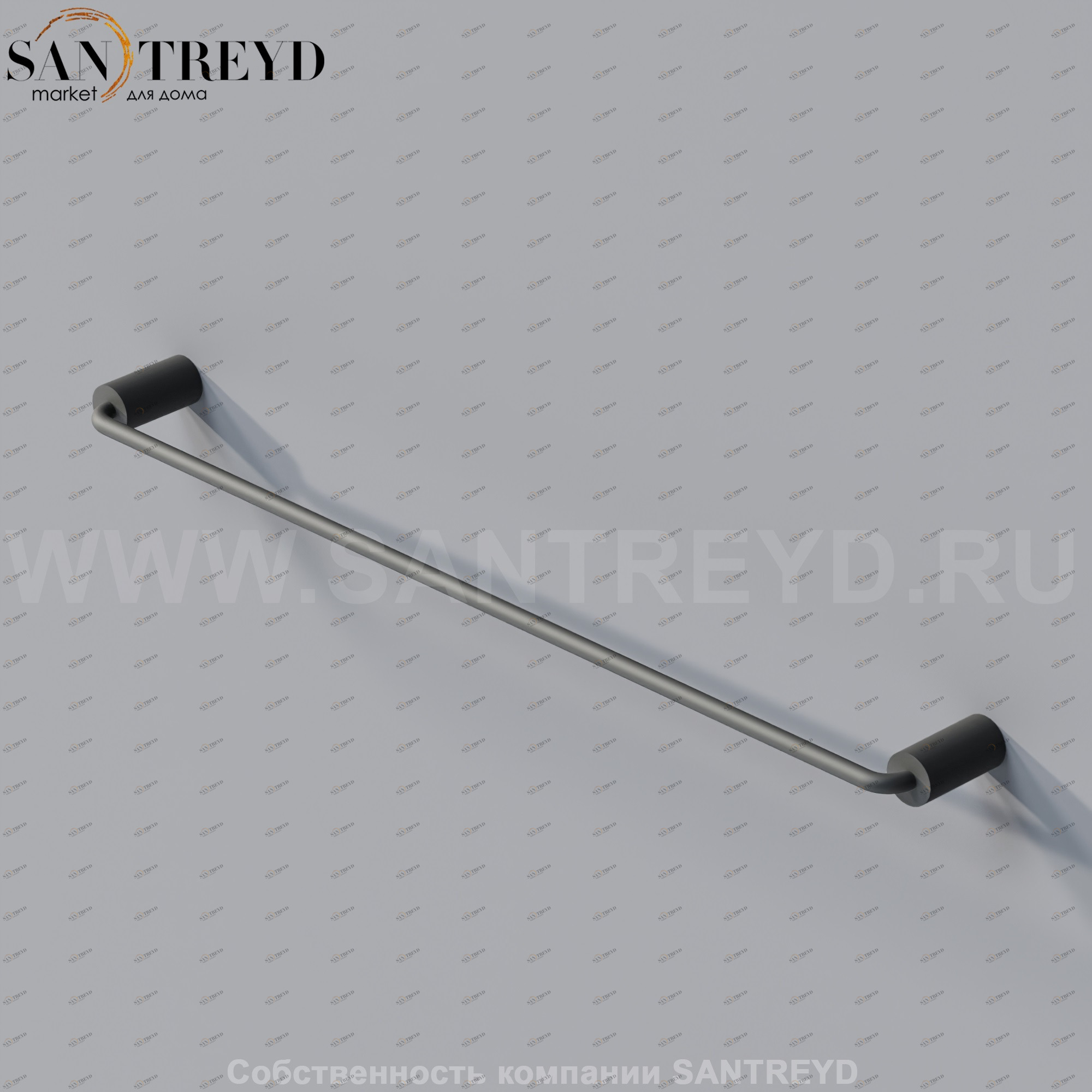 Agape BUCATINI Полотенцедержатель 30 см черный ABUC0165EB