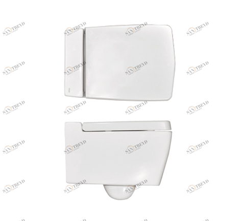 30333 Подвесной унитаз настенный Зеленый Althea Ceramica Design Oceano Италия