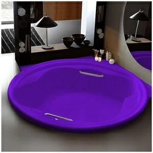 Ванна Gruppo treesse Ninfa V6591-F фиолетовая круглая большая