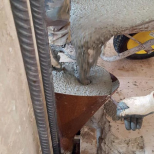 Цементный раствор с высокой пластичностью