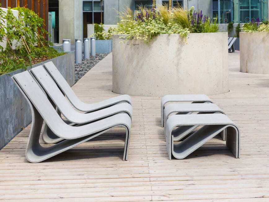 Бетонное садовое кресло SWISSPEARL дизайн ARCH-00058672 - Вид №1