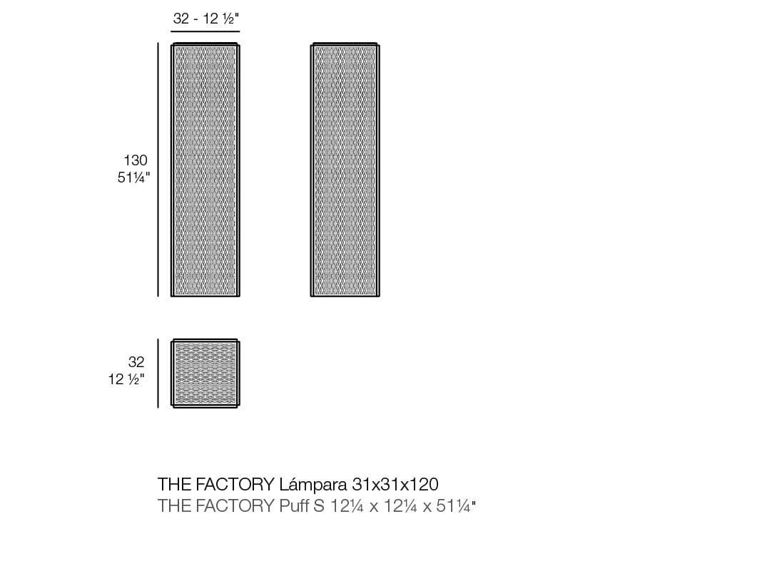 Алюминиевая напольная лампа Vondom The factory ARCH-00116018 - Вид №10