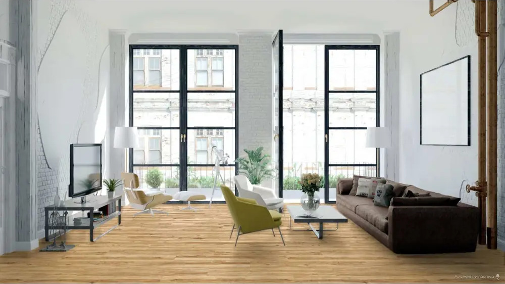 91001593 SPC плитка TheFloor Wood Riley Oak 33 класс толщина 6 мм 1.80 м², цена за упаковку STLM-0433426