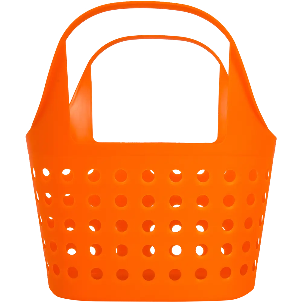 Корзинка Soft 7.6 л пластик цвет мандарин BEROSSI STLM-2060315 - Вид №5