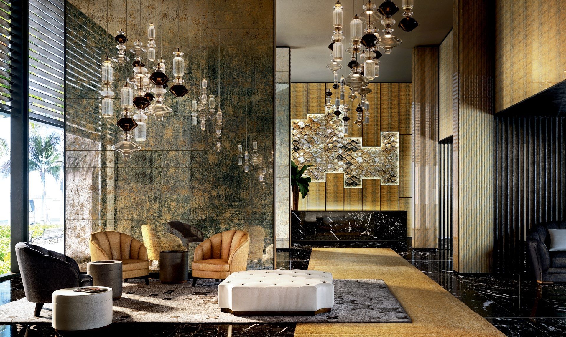 Тканевое кресло с подлокотниками Sicis Diamond ARCH-00053894 - Вид №1