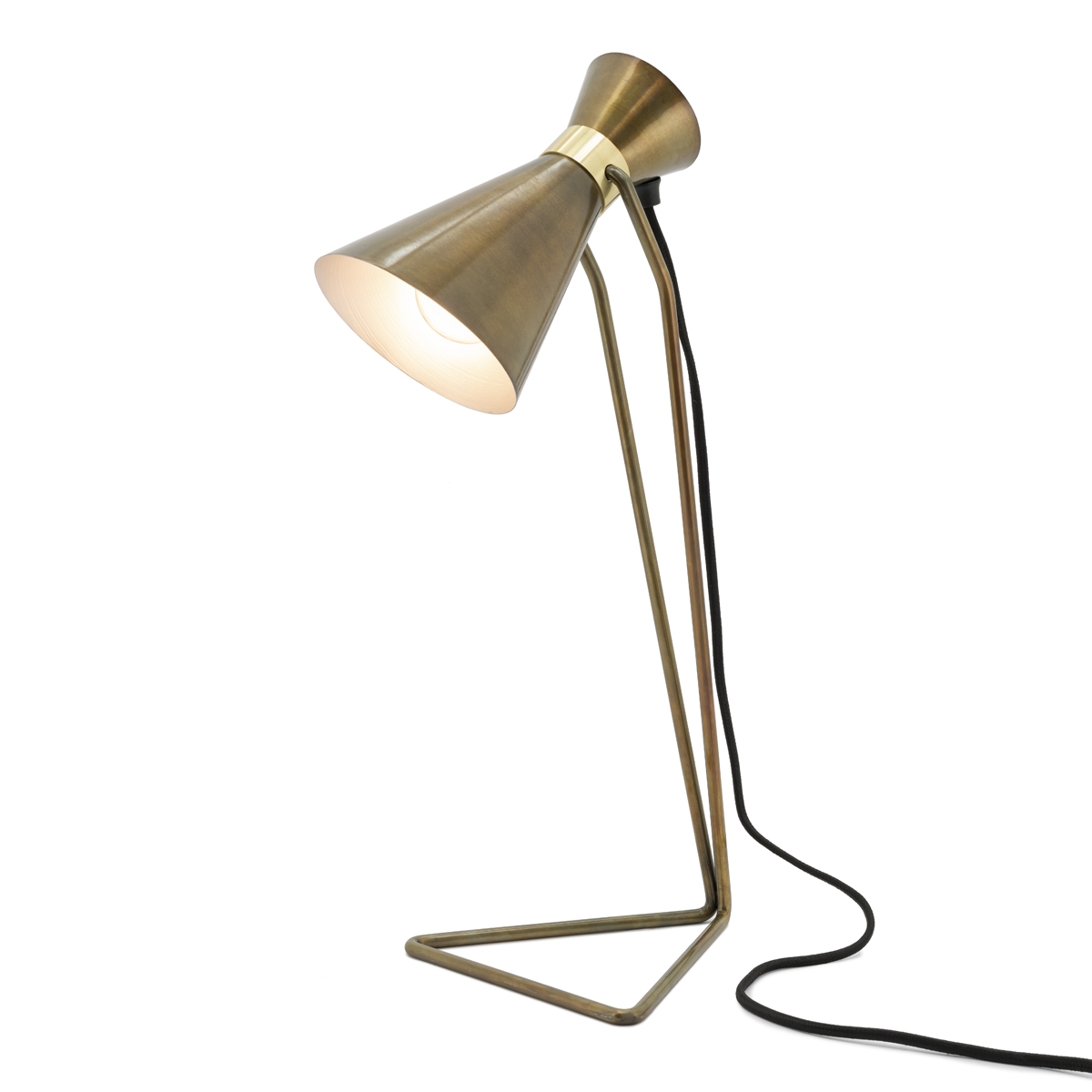 500292-A2 ABHIKA СЧИТЫВАНИЕ НАСТОЛЬНОЙ ЛАМПЫ ZINC/GOLD  - Вид №2