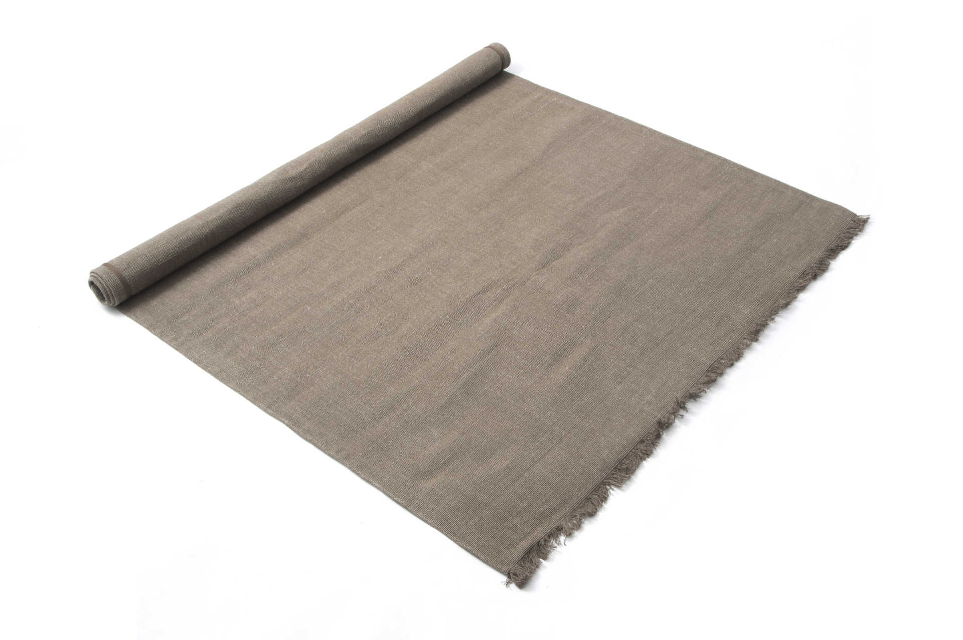 Льняной ковер (серо-коричневый) Stellar Works LI-R002-S/L (Taupe) 