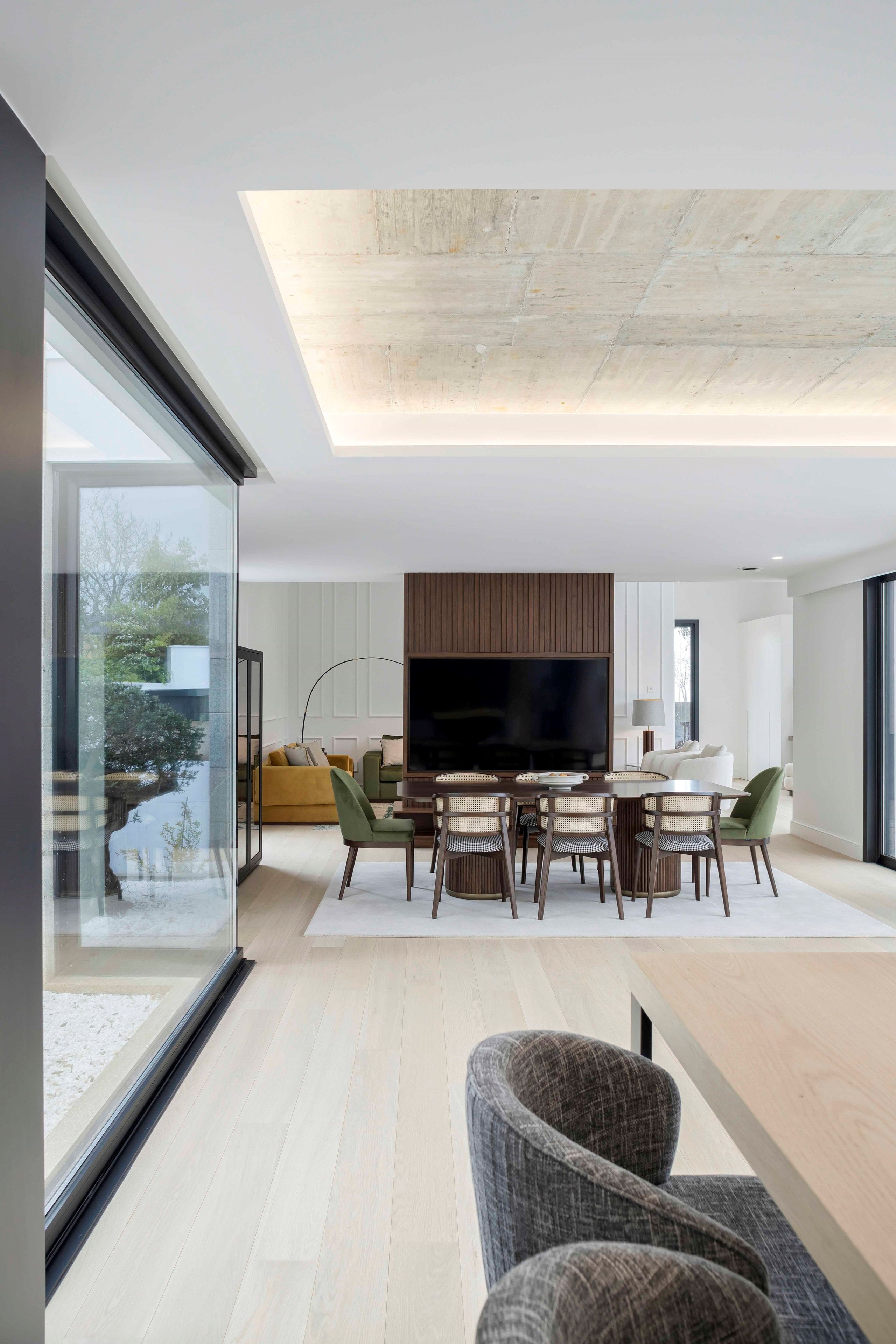 Прямоугольный обеденный стол из латуни и дерева Stylish Club His &amp ARCH-00014525 - Вид №4