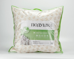90401743 Подушка Эколиния 70x70 см шерсть STLM-0215341 ЦВЕТНЫЕ СНЫ