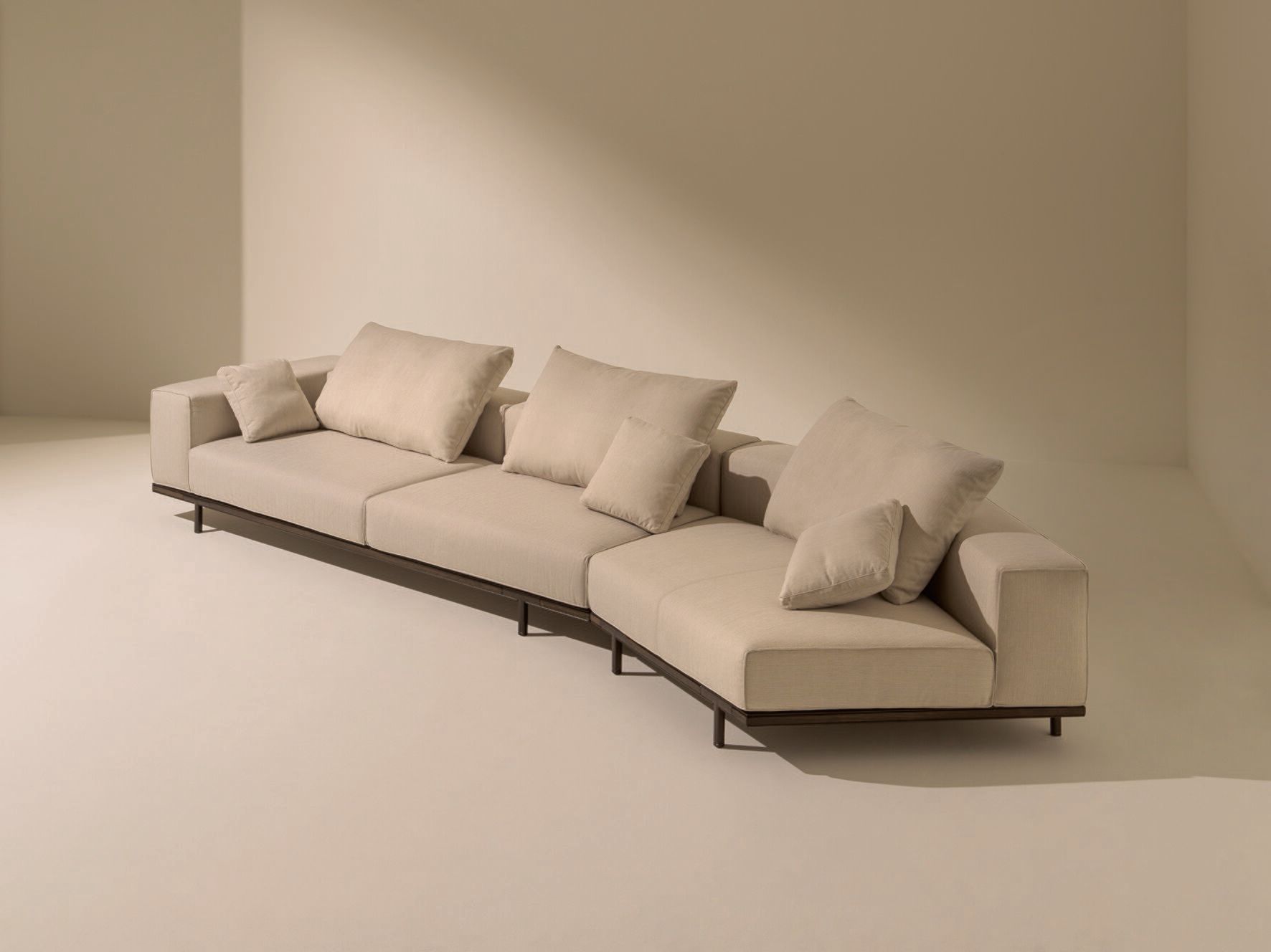 6-местный и более тканевый садовый диван Ethimo Прибрежный ARCH-00094140 - Вид №1