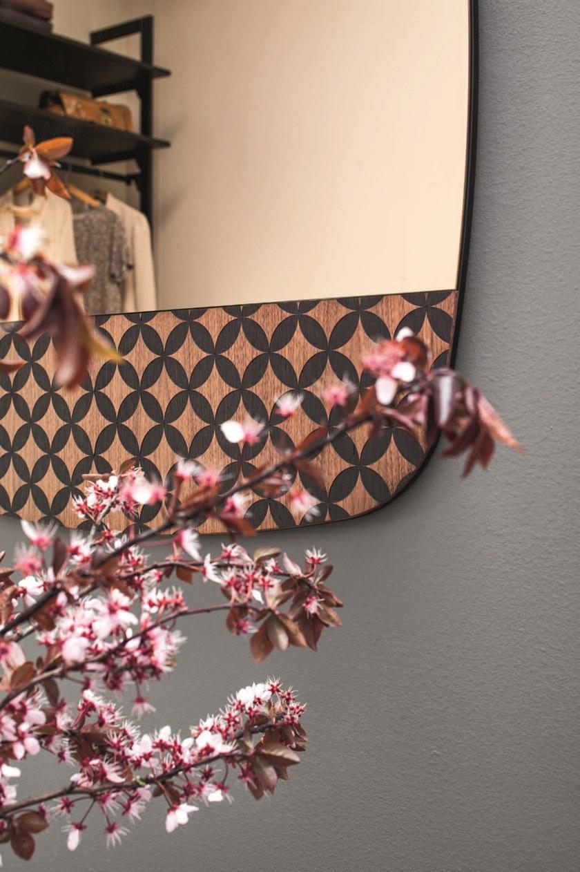 Tonin Casa Прямоугольное деревянное настенное зеркало  T6465  - Вид №3