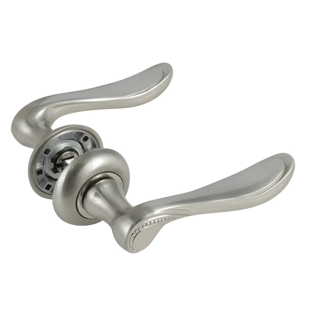 Дверные ручки EDSON EDS-12H-R1 в стильном никелевом исполнении 85168617 STLM-0059343