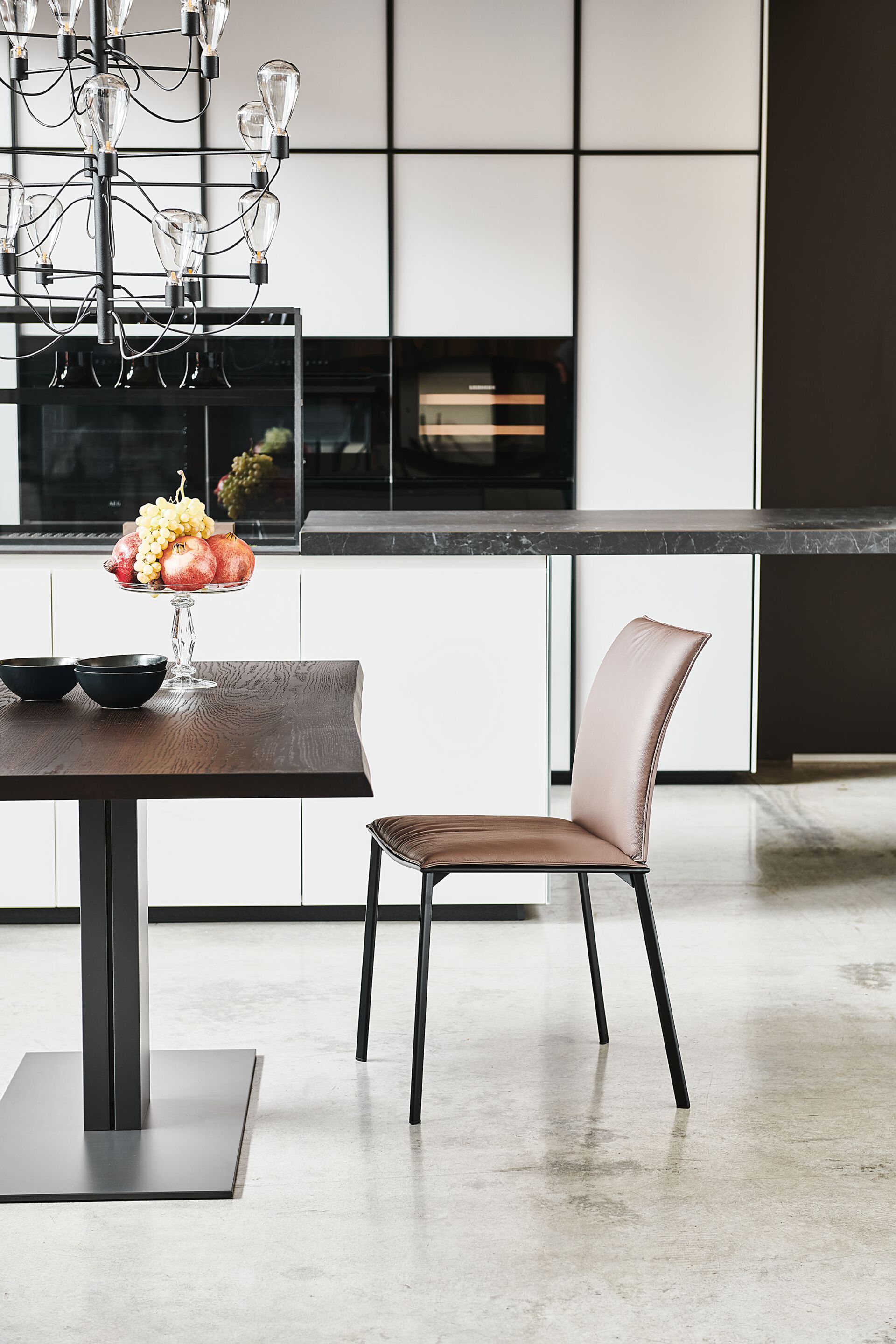 Кожаный стул Cattelan italia RITA ARCH-00085621